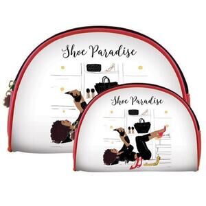 African American Expressions Cosmetic Bag Duo | Shoe Paradise